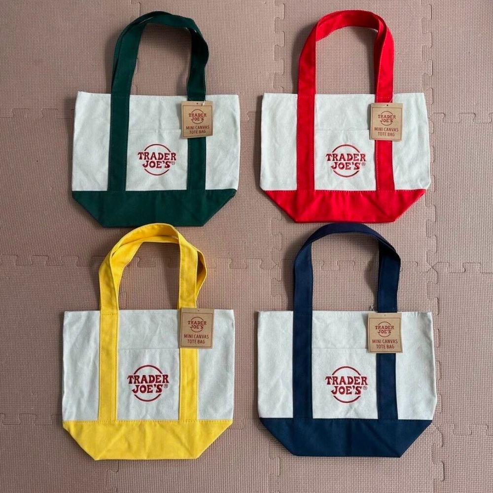 Trader Joe’s Mini Totes - NWT - Set of 4